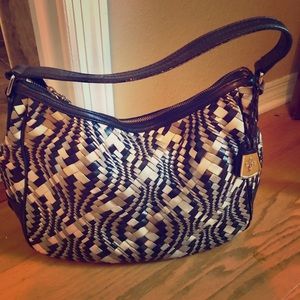 Cole Haan leather weave purse
